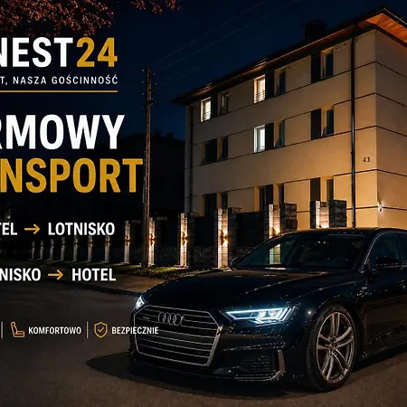 Bezplatny Dowoz Airnest24 Lotnisko Katowice-pyrzowice Hostel *